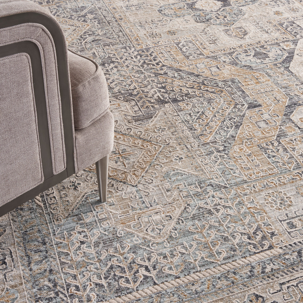 nourison lynx lnx01 ivory charcoal rug