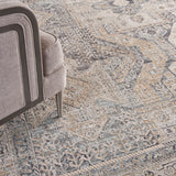 nourison lynx lnx01 ivory charcoal rug