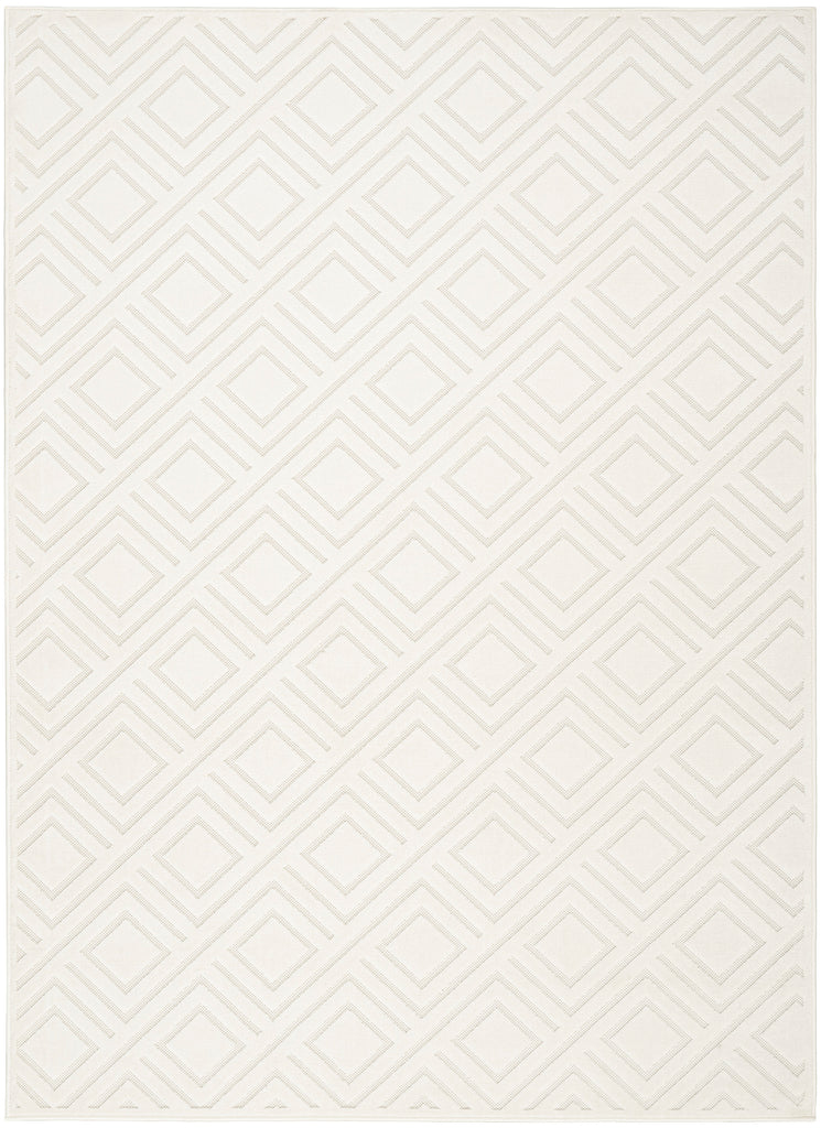 nourison care free caf03 ivory rug