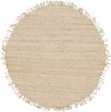 Hauteloom Iantha IAN Ivory Woven/Flatwoven Jute Rug