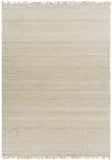 Hauteloom Iantha IAN Ivory Woven/Flatwoven Jute Rug