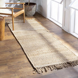 Hauteloom Iantha IAN Ivory Woven/Flatwoven Jute Rug