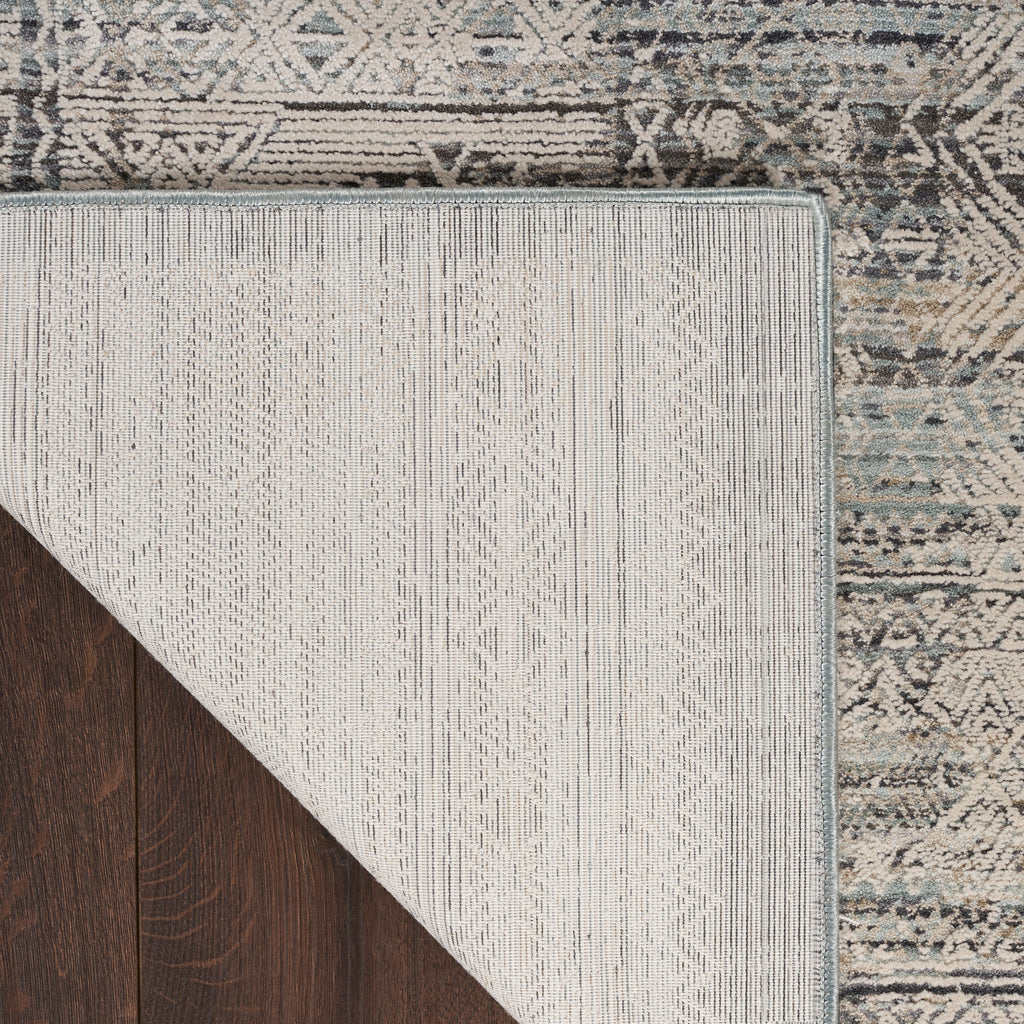 nourison lynx lnx06 ivory blue rug
