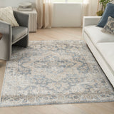 nourison astra machine washable asw12 grey blue rug