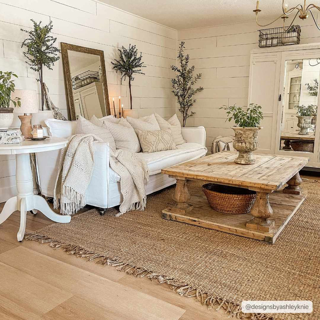 Hauteloom Oaks OAKS Beige Woven/Flatwoven Jute Rug