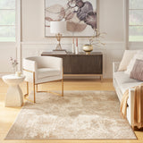 nourison ambiance ami03 ivory silver rug