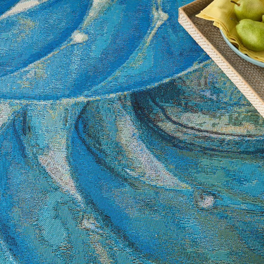 nourison color splash csp01 blue ivory rug