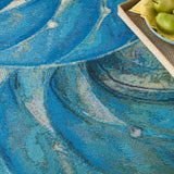nourison color splash csp01 blue ivory rug