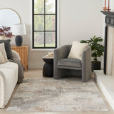 nourison sustainable trends sut04 beige grey rug