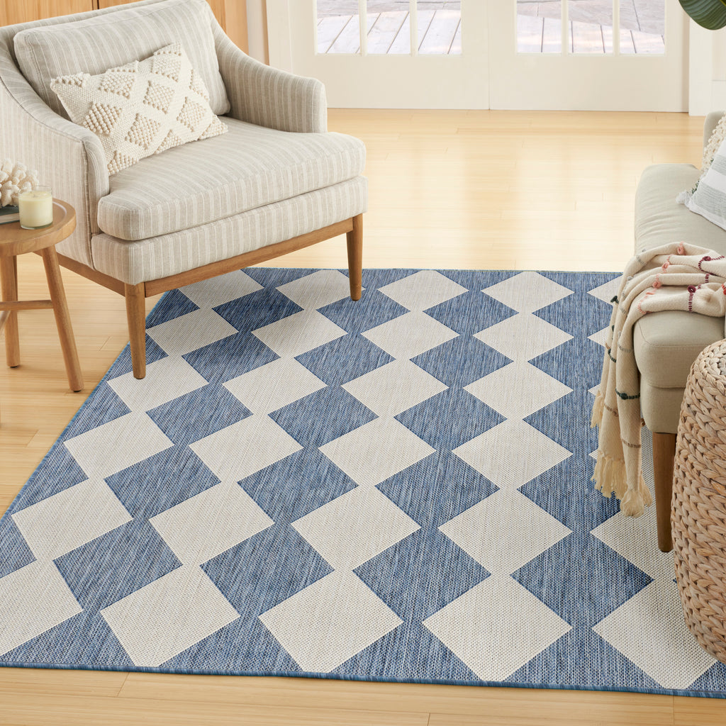 nourison positano pos04 navy blue rug