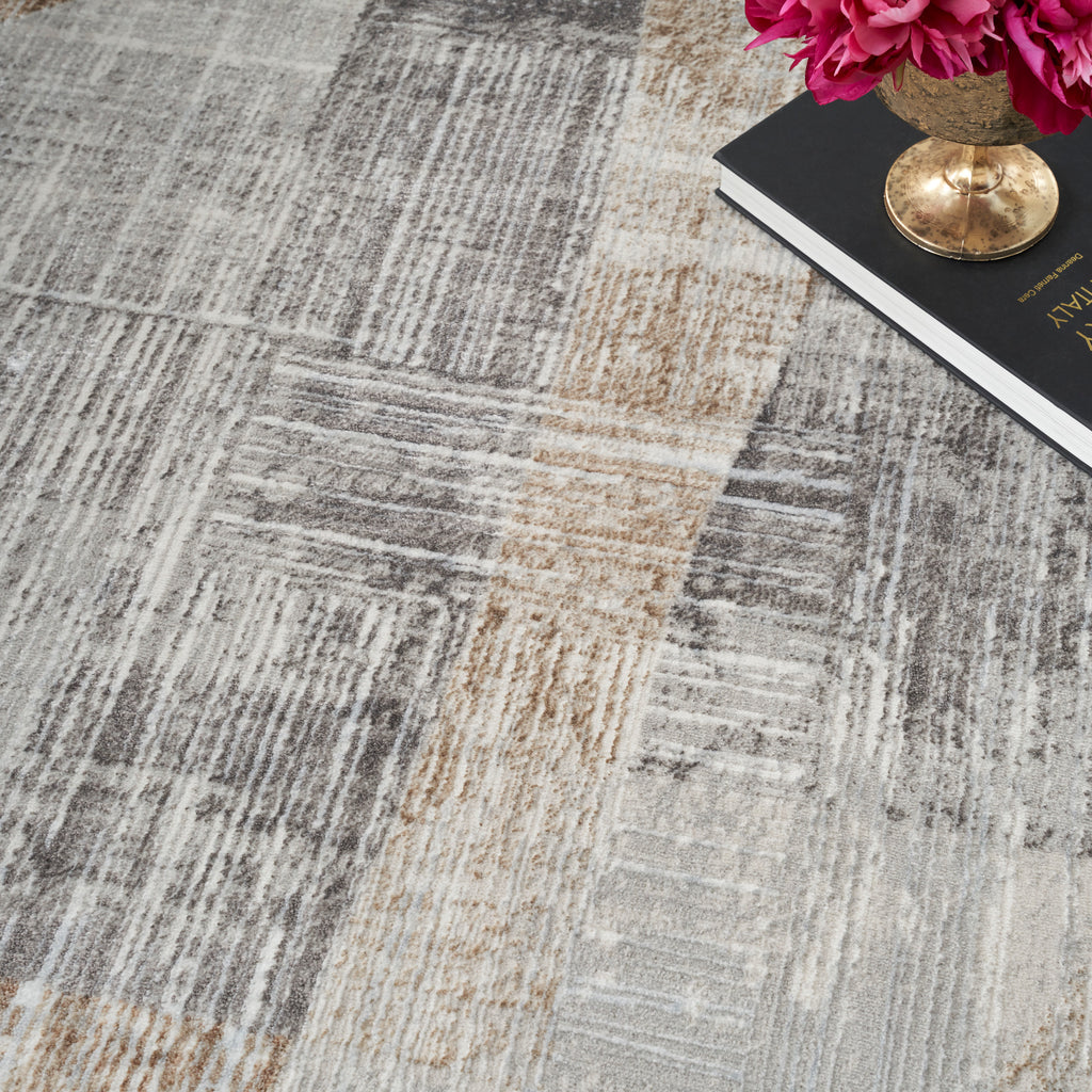 nourison iliana ili04 grey rug