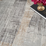 nourison iliana ili04 grey rug
