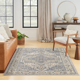 nourison nourison essentials persian nre07 blue rug