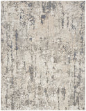 nourison quarry qua01 ivory blue grey rug