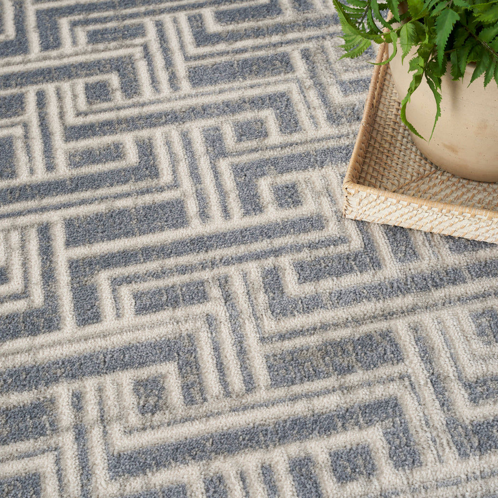 nourison serenity home srh04 blue ivory rug