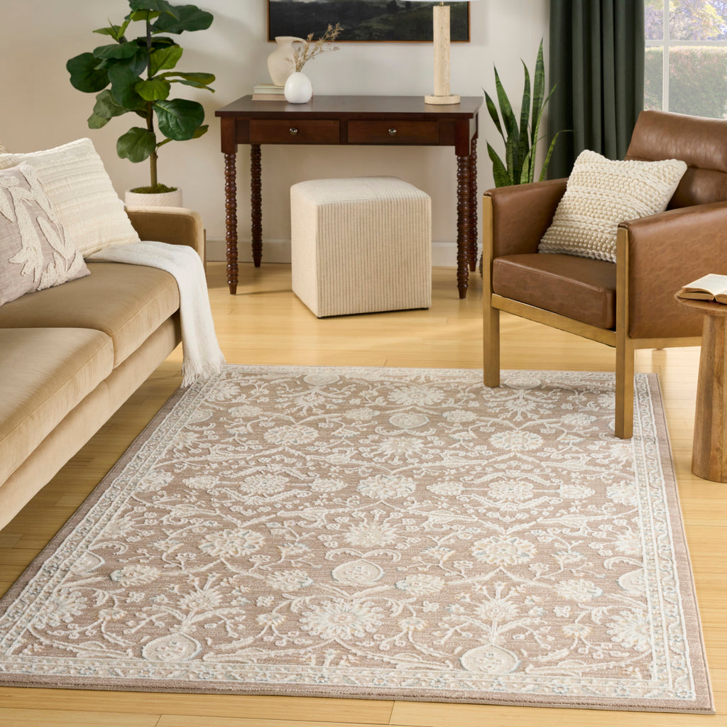 nourison isla isl01 mocha rug
