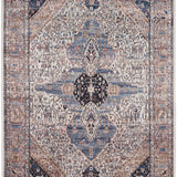 nourison grand washables grw05 ivory blue rug