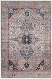 nourison grand washables grw05 ivory blue rug