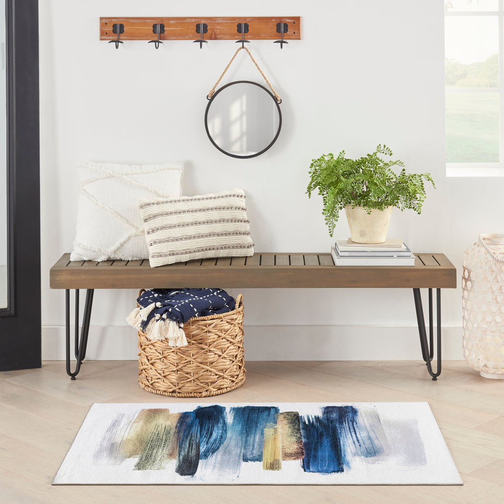 nourison nourison washables nwb09 blue multicolor rug