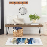 nourison nourison washables nwb09 blue multicolor rug