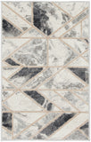 nourison elation etn11 ivory grey rug
