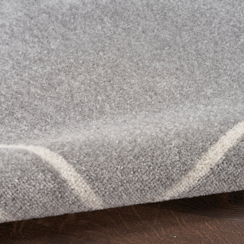 nourison nourison essentials nre02 grey ivory rug