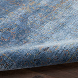 nourison luxurious lrs01 blue rug
