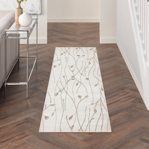 nourison grafix grf15 ivory beige rug