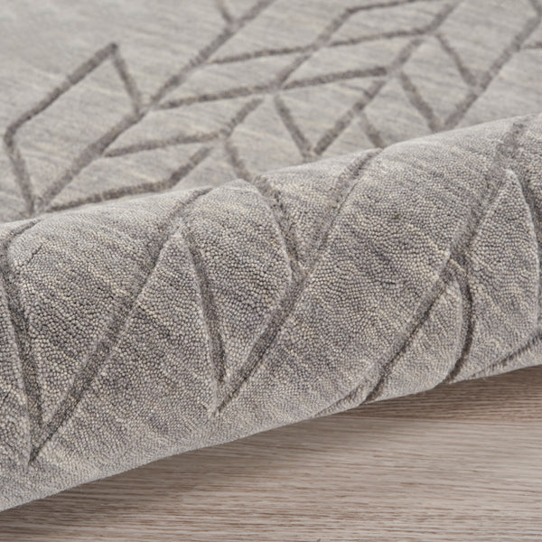 nourison alessia ale01 grey rug