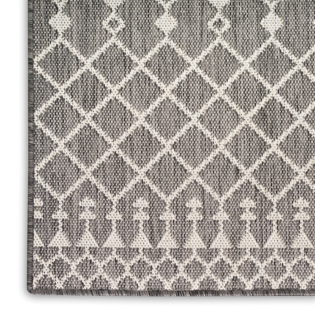 nourison positano pos02 charcoal rug