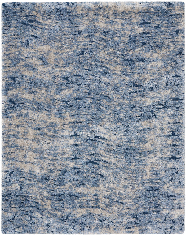 nourison dreamy shag drs06 light blue rug