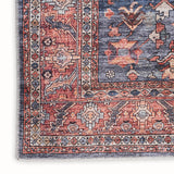 nourison grand washables grw02 navy brick rug