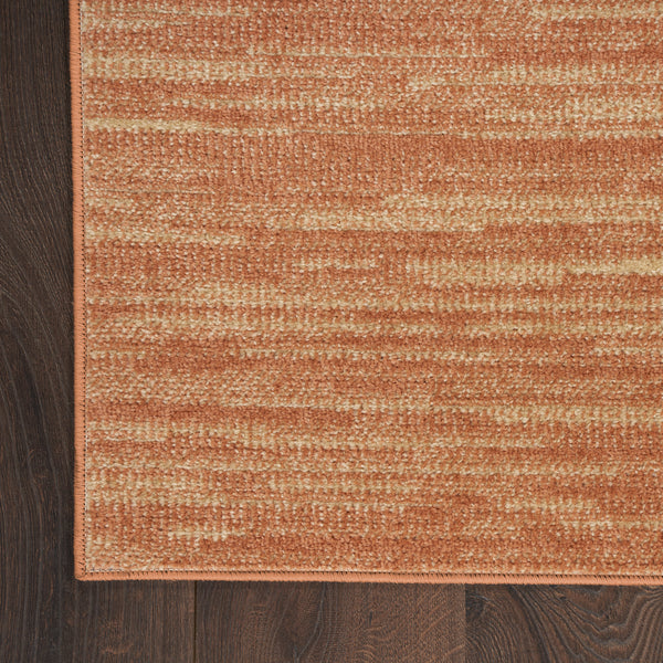 nourison nourison essentials nre01 rust rug
