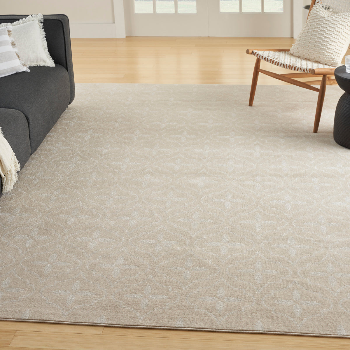 nourison nourison essentials nre04 ivory beige rug