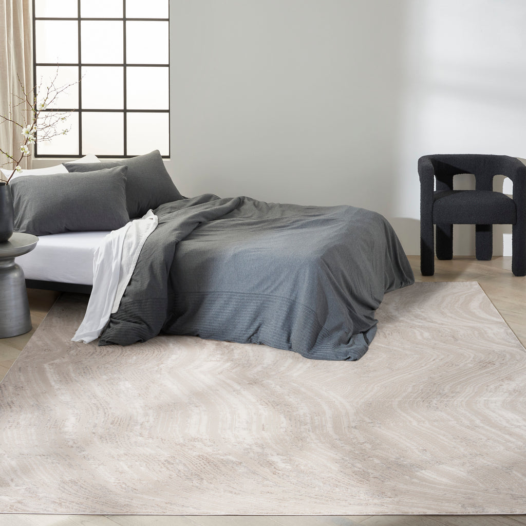 nourison ck024 irradiant irr04 silver grey rug