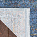 nourison luxurious lrs01 blue rug