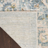 nourison astra machine washable asw16 teal beige rug