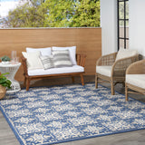 nourison aloha alh34 blue rug