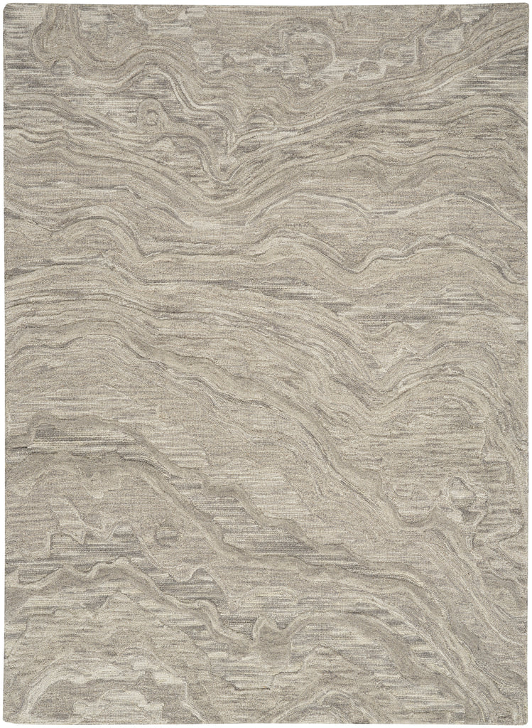 nourison graceful gru01 grey rug