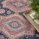 nourison vintage home vnh03 navy rug