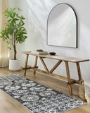 Hauteloom Kahramankazan KAHR Black Machine Made Polyester Rug