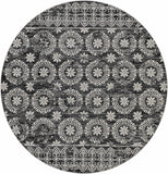 Hauteloom Kahramankazan KAHR Black Machine Made Polyester Rug