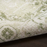 nourison astra machine washable asw11 ivory green rug