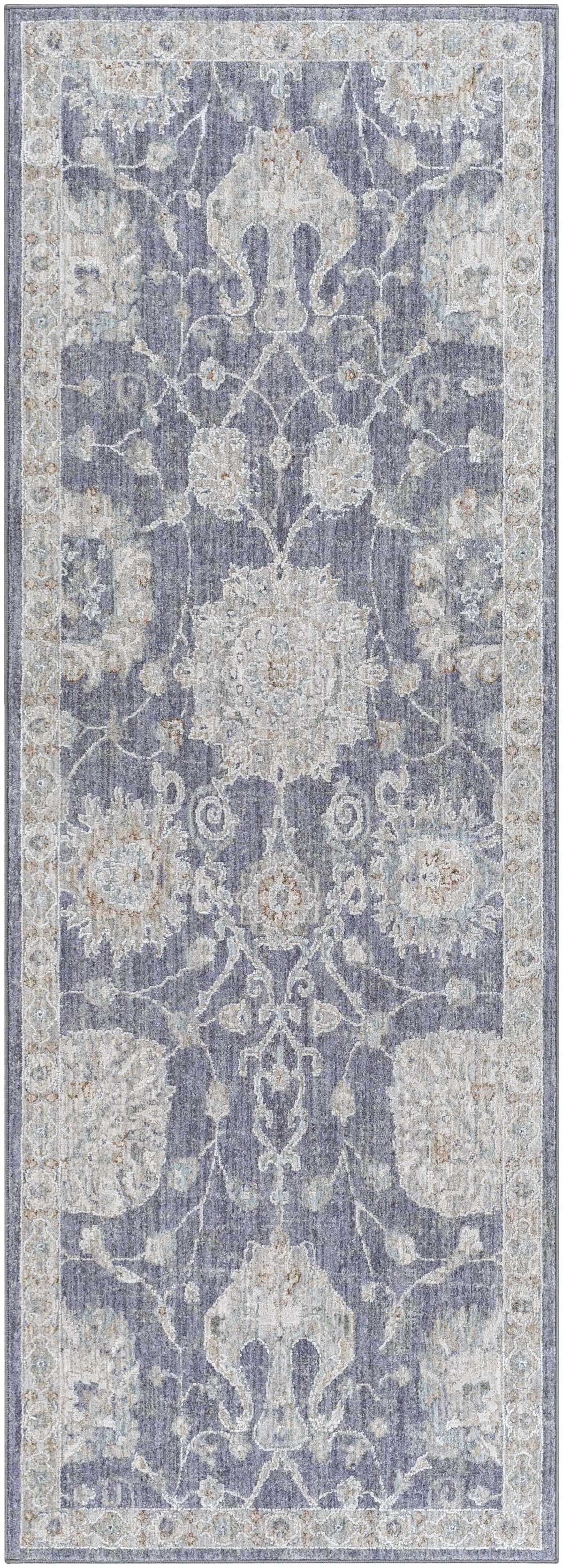 Hauteloom Kanimbla KANI Gray Machine Made Polyester Rug