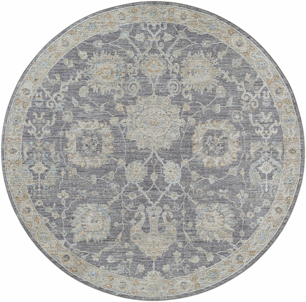 Hauteloom Kanimbla KANI Gray Machine Made Polyester Rug