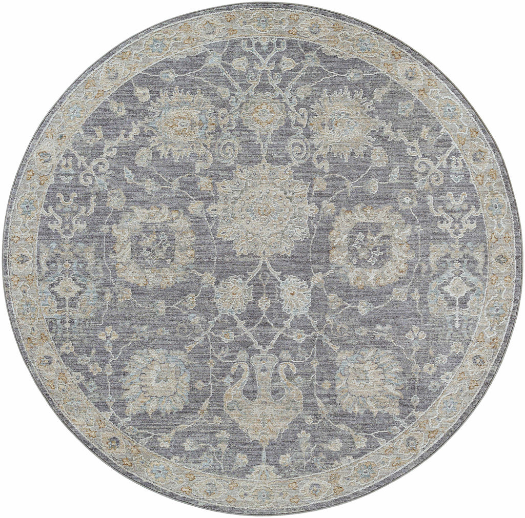 Hauteloom Kanimbla KANI Gray Machine Made Polyester Rug