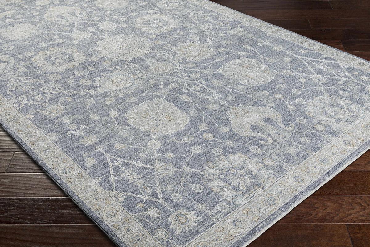 Hauteloom Kanimbla KANI Gray Machine Made Polyester Rug
