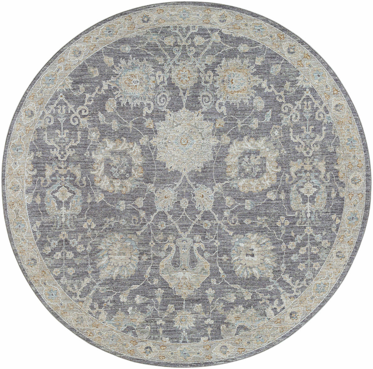 Hauteloom Kanimbla KANI Gray Machine Made Polyester Rug