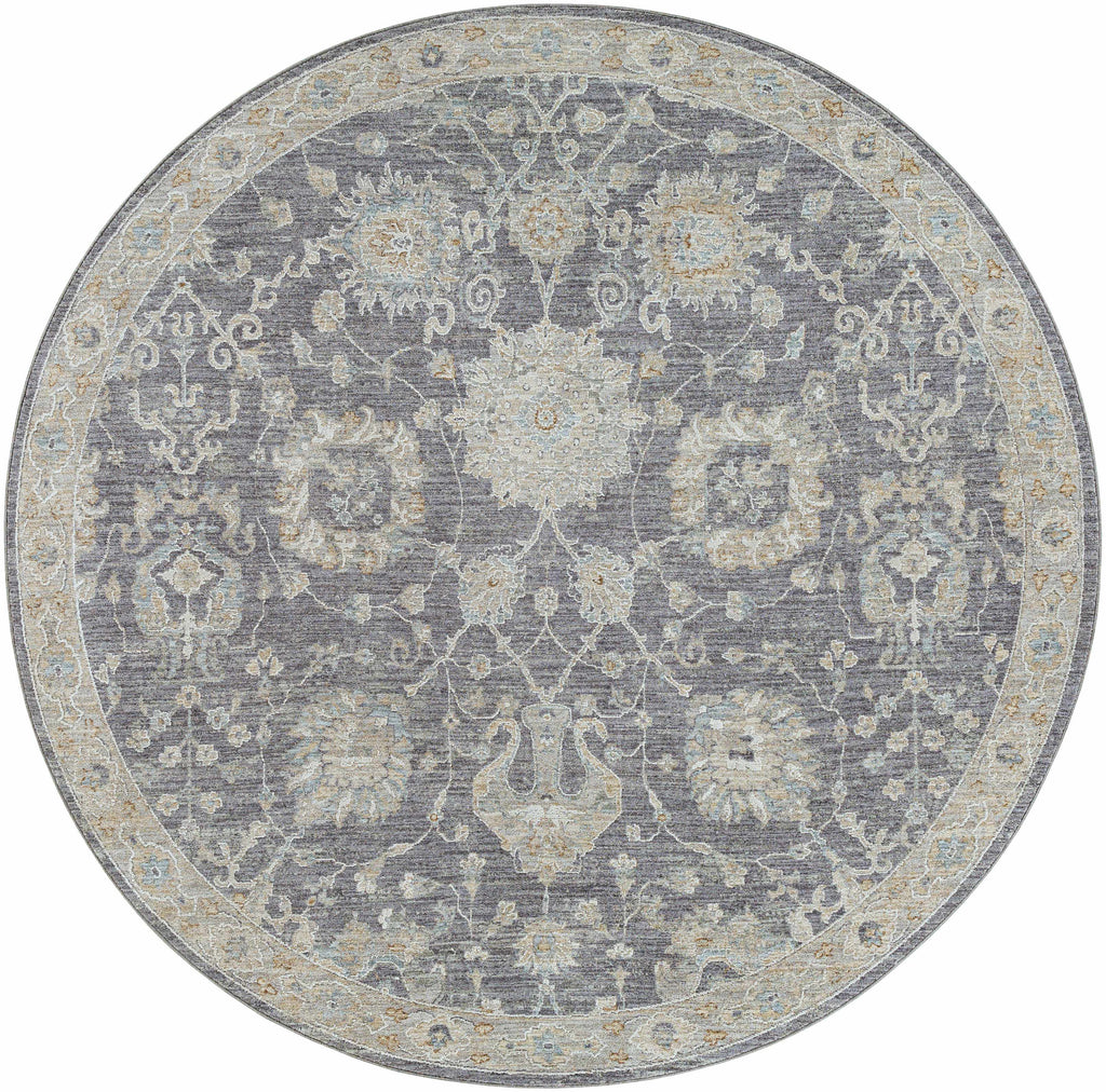 Hauteloom Kanimbla KANI Gray Machine Made Polyester Rug