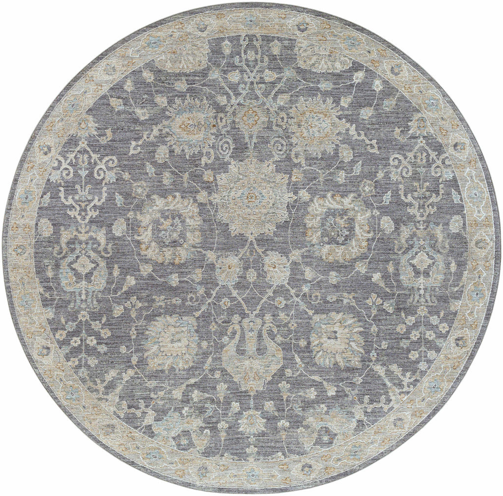 Hauteloom Kanimbla KANI Gray Machine Made Polyester Rug